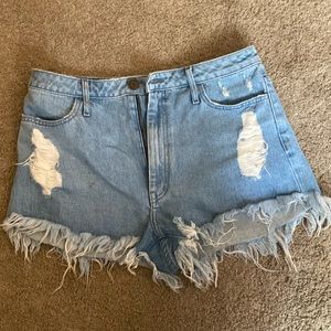 Mumu blue cut off shorts. Size 31